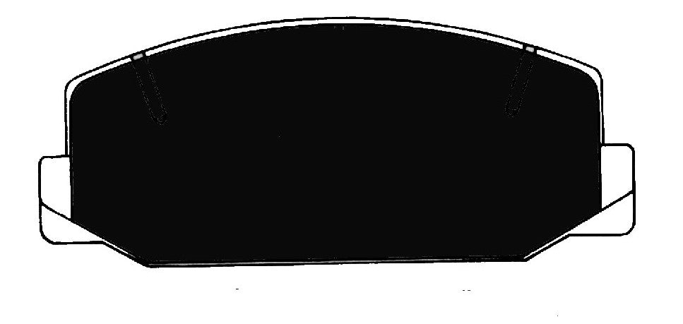 Porterfield Brake Pads for 1976 TOYOTA COROLLA 1600 2TC Eng.