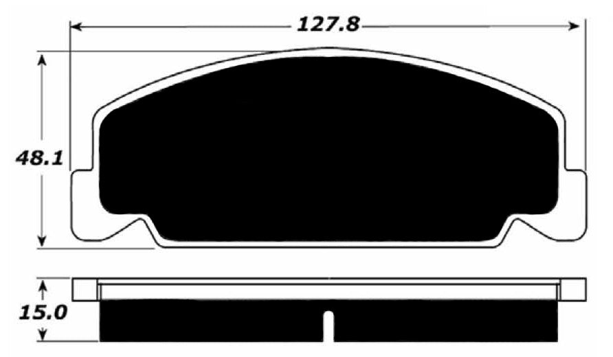 Porterfield Brake Pads for 1993 HONDA CIVIC Sedan DX A/T