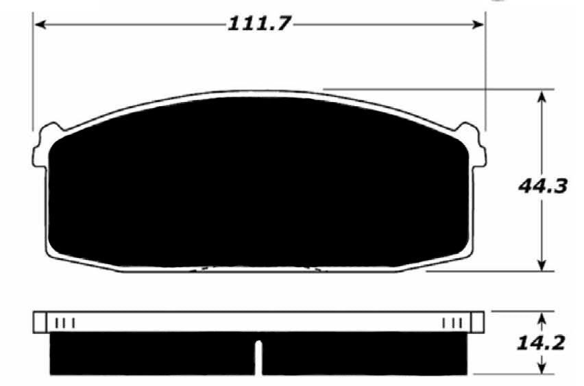 Porterfield Brake Pads for 1984 NISSAN 200SX