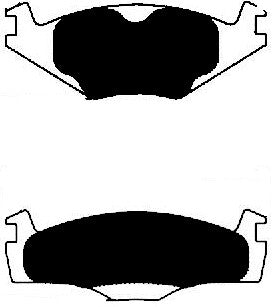 Porterfield Brake Pads for 1990 VOLKSWAGEN GOLF Gti 8 Valve