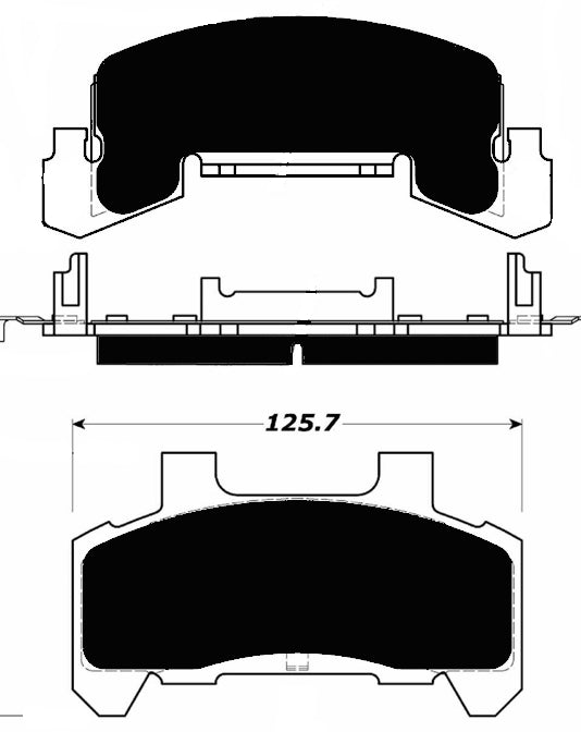 Porterfield Brake Pads for 1988 CHEVROLET CAVALIER