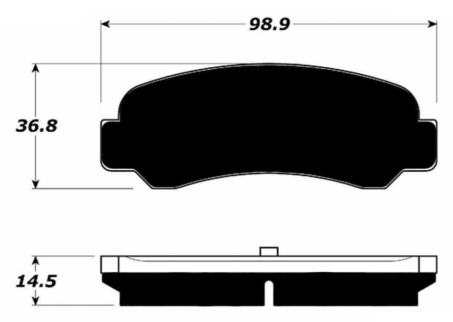 Porterfield Brake Pads for 1986 TOYOTA COROLLA Coupe GTS