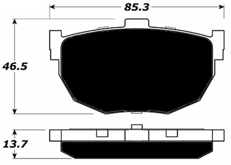 Porterfield Brake Pads for 2005 HYUNDAI TIBURON 6 Speed M/T