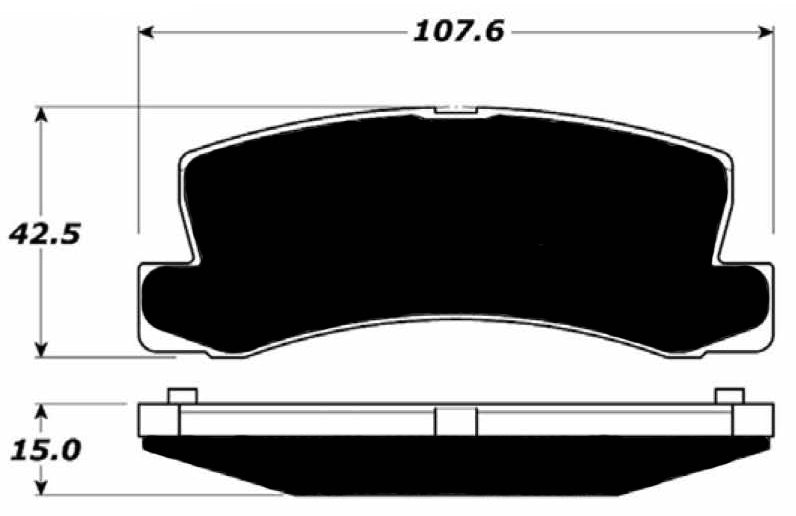 Porterfield Brake Pads for 1996 TOYOTA CELICA GT