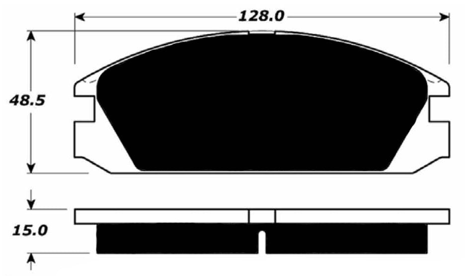 Porterfield Brake Pads for 1987 HONDA ACCORD Coupe