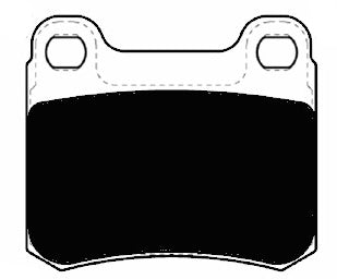 Porterfield Brake Pads for 1988 MERCEDES-BENZ 300CE