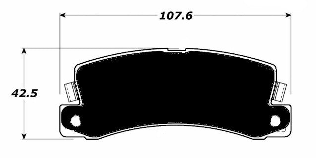 Porterfield Brake Pads for 1987 TOYOTA COROLLA FX-16