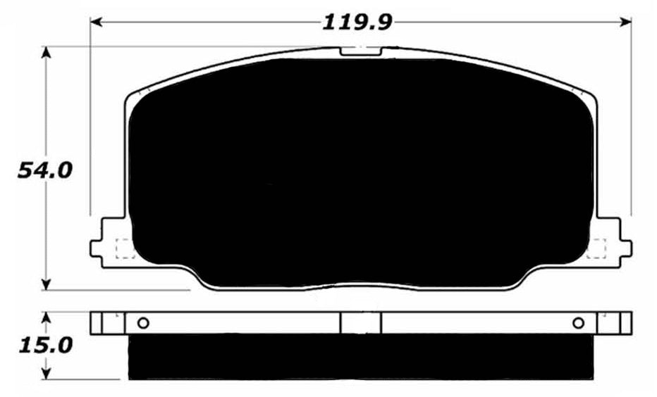 Porterfield Brake Pads for 1991 TOYOTA CELICA CONVERTIBLE