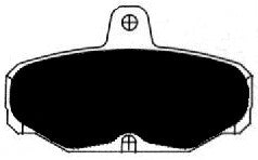 Porterfield Brake Pads for 1989 MERKUR SCORPIO