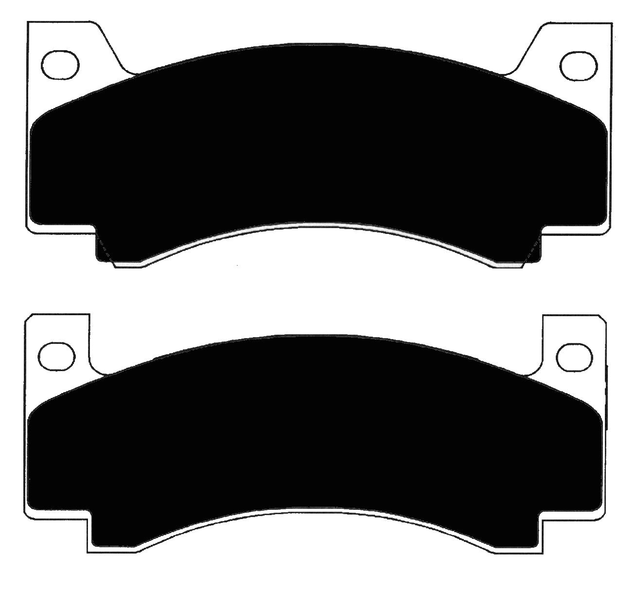 Porterfield Brake Pads for 1975 DODGE CHARGER w/10" Drums