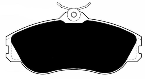 Porterfield Brake Pads for 1993 AUDI V8 Quattro Girling F/Calipers