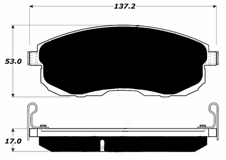 Porterfield Brake Pads for 1989 NISSAN MAXIMA