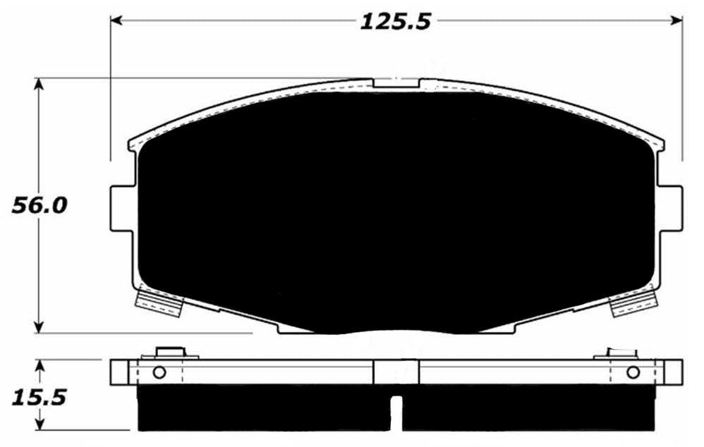 Porterfield Brake Pads for 1988 TOYOTA SUPRA