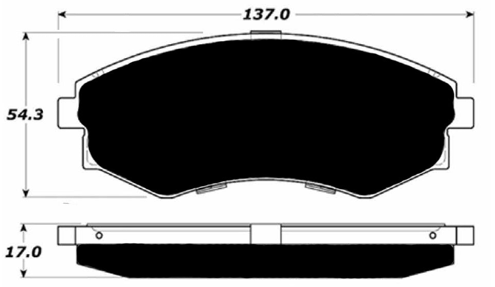 Porterfield Brake Pads for 1989 NISSAN AXXESS