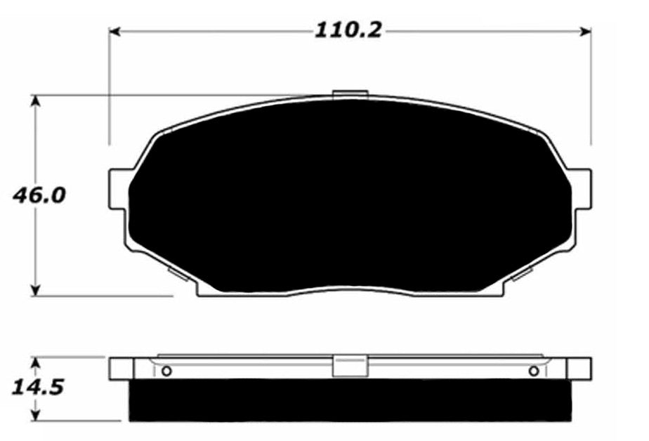 Porterfield Brake Pads for 1993 MAZDA MX-5 MIATA
