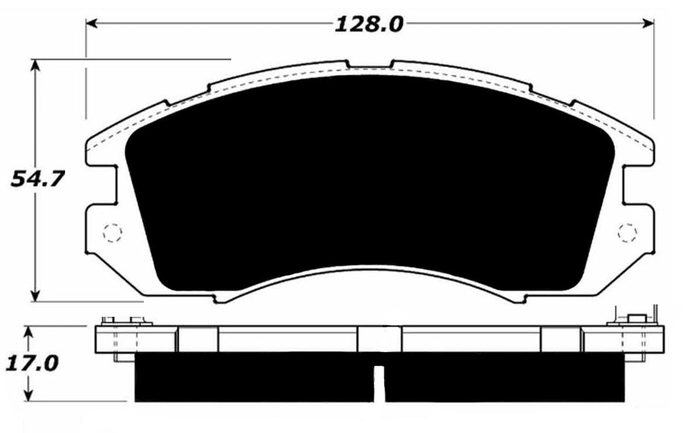 Porterfield Brake Pads for 1994 SUBARU IMPREZA 5 DOOR