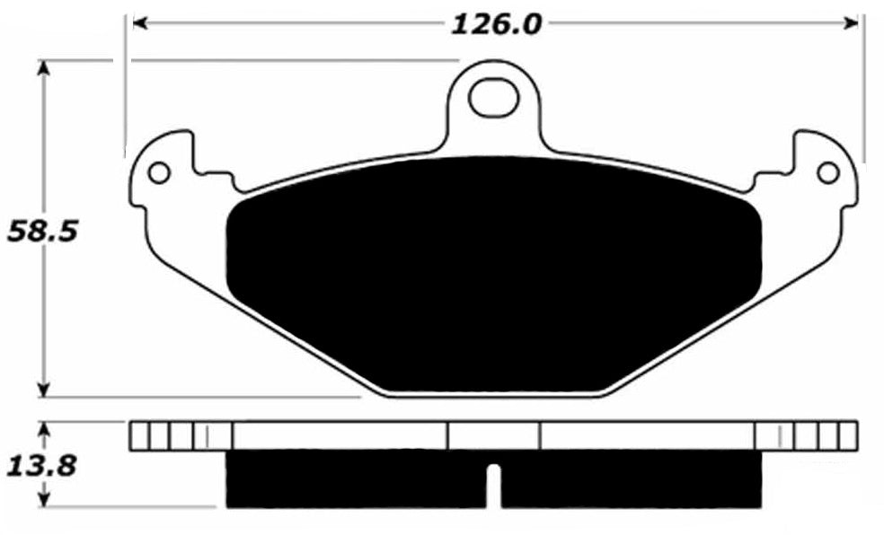 Porterfield Brake Pads for 1992 DODGE VIPER