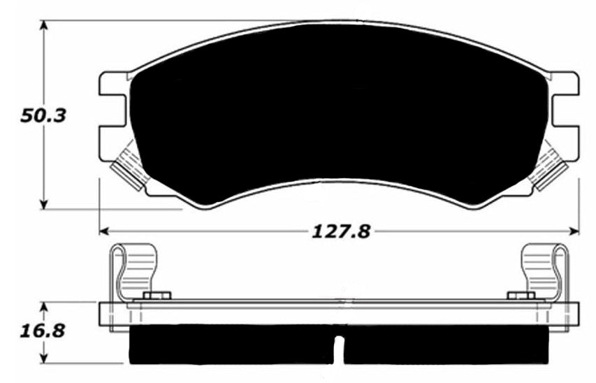 Porterfield Brake Pads for 1991 SATURN S SERIES - COUPE SC, SEDAN SL, W