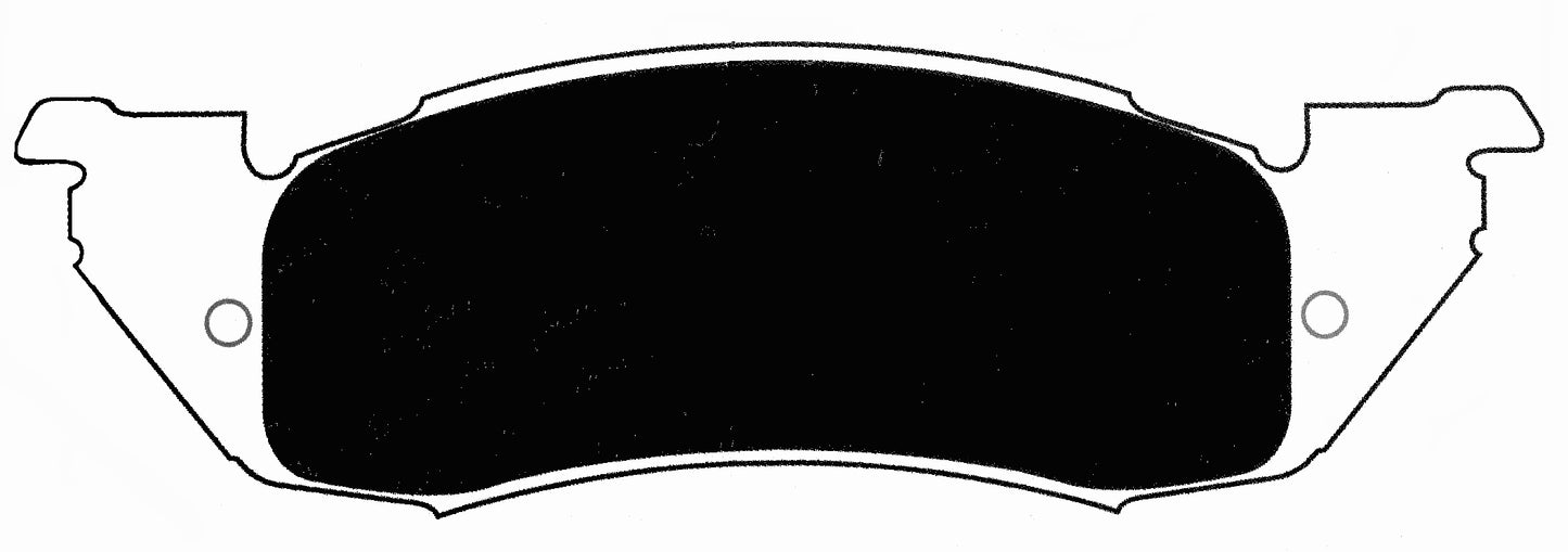 Porterfield Brake Pads for 1996 DODGE DAKOTA 4WD 10'' Rear Shoe