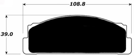 Porterfield Brake Pads for 1975 FIAT BERTONE