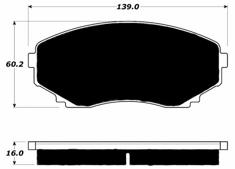 Porterfield Brake Pads for 1996 MAZDA MPV