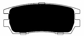 Porterfield Brake Pads for 1992 MITSUBISHI Montero V6