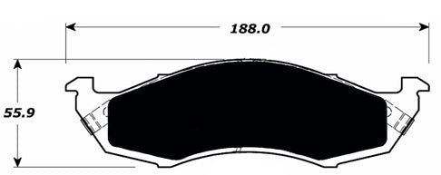 Porterfield Brake Pads for 1993 MERCURY VILLAGER