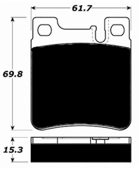 Porterfield Brake Pads for 1998 MERCEDES-BENZ S320 ATE Front Cal