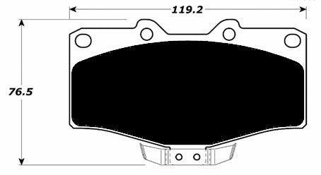 Porterfield Brake Pads for 1992 TOYOTA 4RUNNER