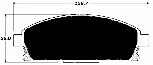 Porterfield Brake Pads for 1997 INFINITI Q45