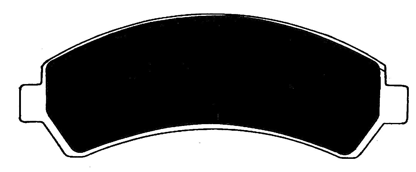 Porterfield Brake Pads for 2001 CHEVROLET S-10 PICKUP 4WD