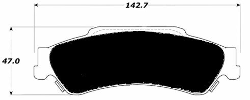 Porterfield Brake Pads for 2001 GMC SONOMA 4WD