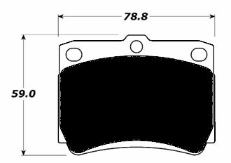 Porterfield Brake Pads for 2001 MITSUBISHI Montero Sport 4WD