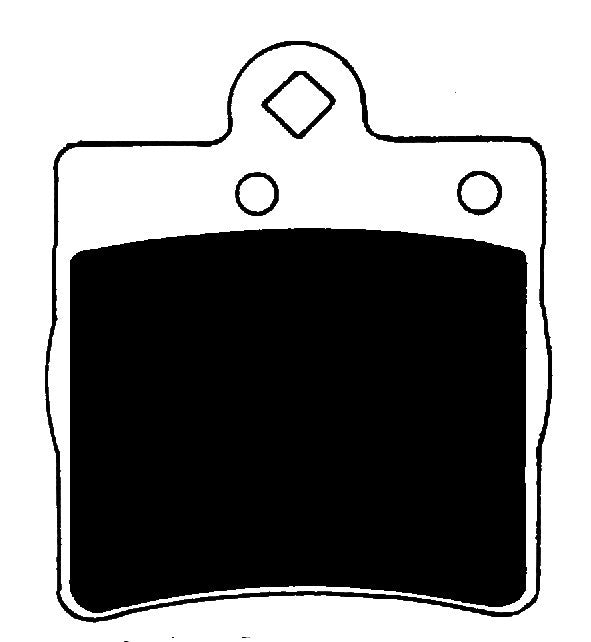 Porterfield Brake Pads for 1994 MERCEDES-BENZ C280 1 Pin Pad Rear Caliper