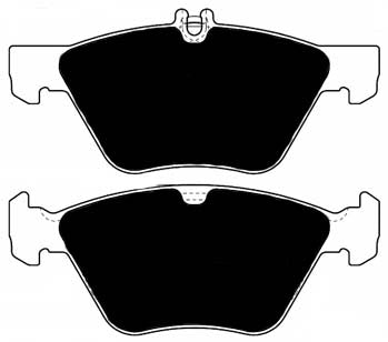 Porterfield Brake Pads for 2001 MERCEDES-BENZ E320