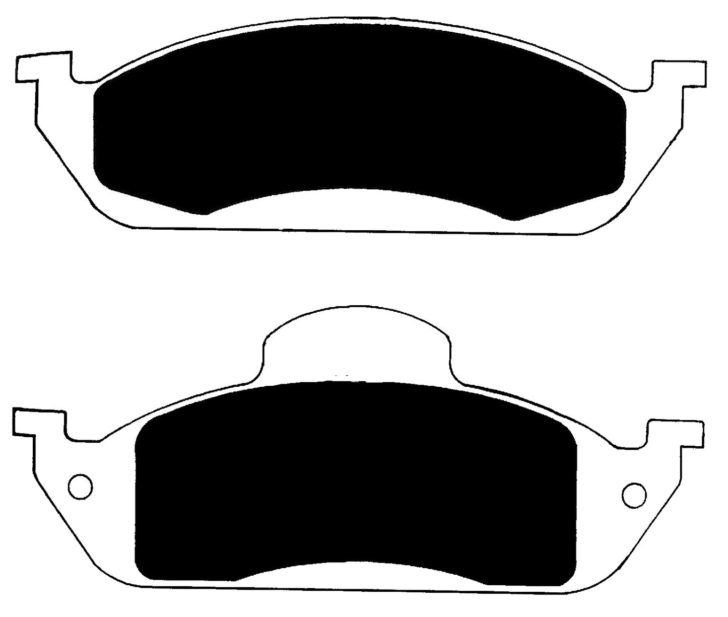 Porterfield Brake Pads for 1999 MERCEDES-BENZ ML320