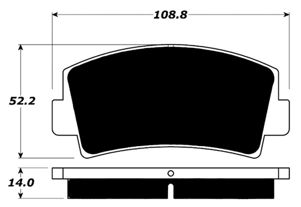 Porterfield Brake Pads for 1971 MAZDA RX 2