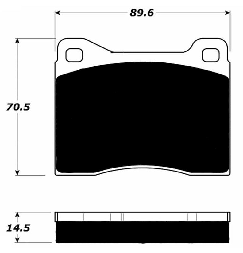 Porterfield Brake Pads for 1972 BMW 2002Tii
