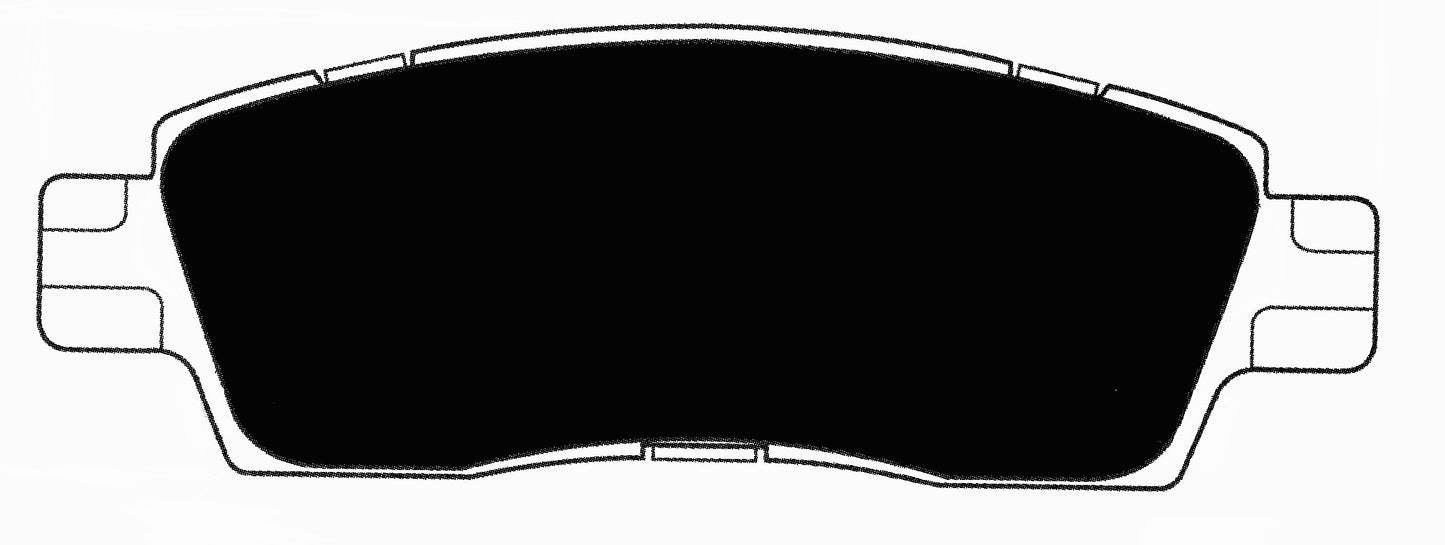 Porterfield Brake Pads for 2002 CHEVROLET TRAILBLAZER