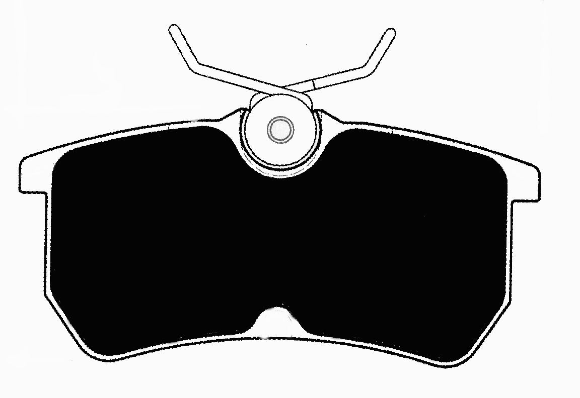 Porterfield Brake Pads for 2017 FORD FIESTA- Rear Disc