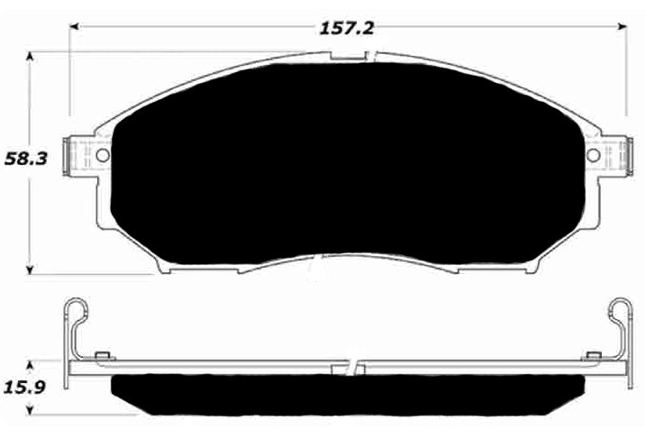 Porterfield Brake Pads for 2007 INFINITI G35