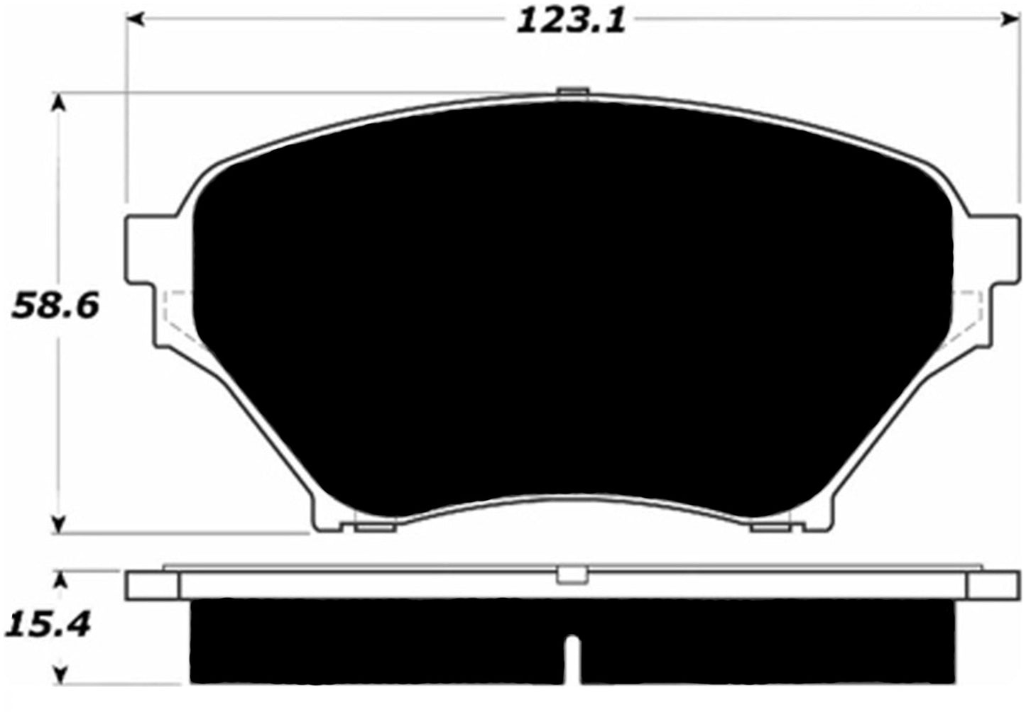 Porterfield Brake Pads for 2002 MAZDA MIATA Hard/Sport Susp.