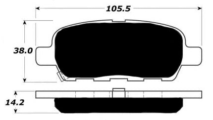 Porterfield Brake Pads for 2002 NISSAN ALTIMA