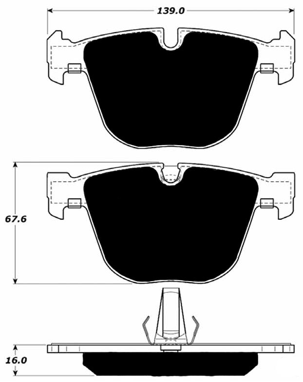 Porterfield Brake Pads for 2009 BMW X5 4.8i