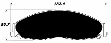 Porterfield Brake Pads for 2003 CADILLAC CTS Sedan