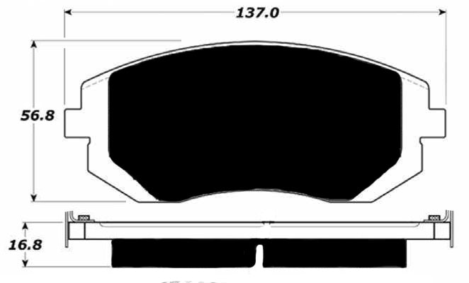 Porterfield Brake Pads for 2004 SUBARU LEGACY SEDAN GT