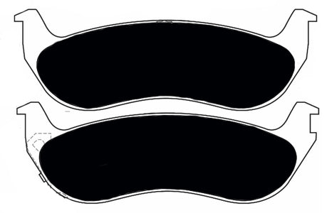 Porterfield Brake Pads for 2007 LINCOLN TOWN CAR