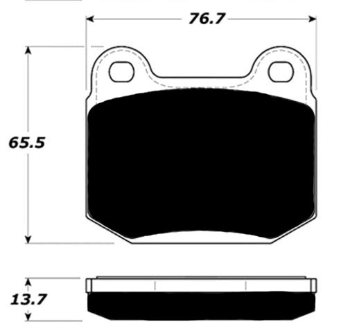 Porterfield Brake Pads for 2004 SUBARU WRX Sti