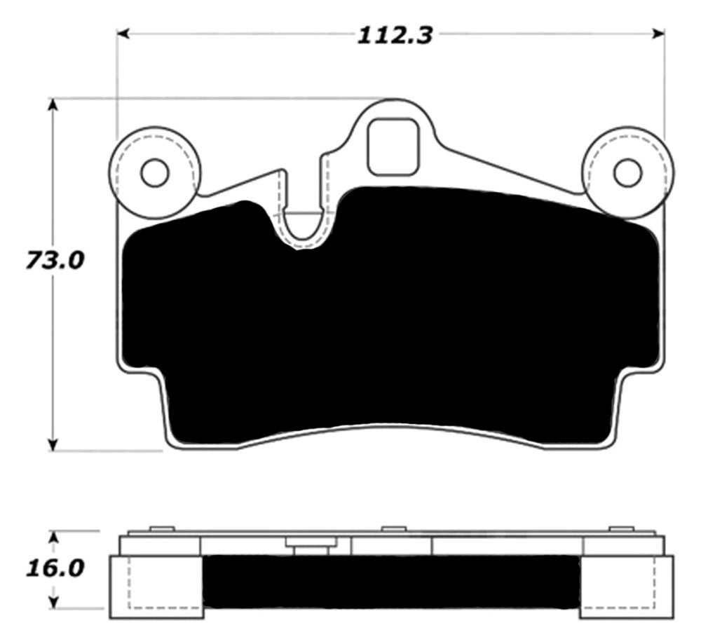Porterfield Brake Pads for 2012 AUDI Q7