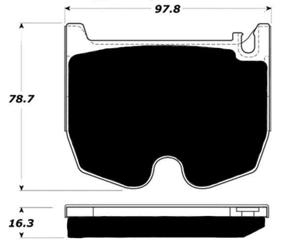 Porterfield Brake Pads for 2006 MERCEDES-BENZ CL65 AMG